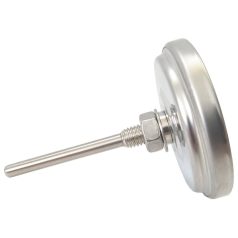 Hőmérő grill füstölő ezüst metál 3000877