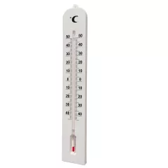 Hőmérő kül- és beltéri 66x405mm fehér 3000372