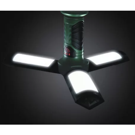 LED tölthető munkalámpa 3.7V VANE 3x3W + 3W többfunkciós 600lm 7500K 47108