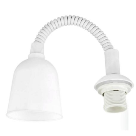 Lámpafüggeszték, spirálos 50-130cm E27, max. 60W fehér 0513060555