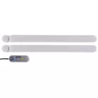 LED pult megvilágító FLEXLIGHT 2x3.4W ezüst alapkészlet 2409011010