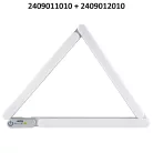 LED pult megvilágító FLEXLIGHT 2x3.4W ezüst alapkészlet 2409011010