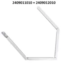 LED pult megvilágító FLEXLIGHT 2x3.4W ezüst alapkészlet 2409011010