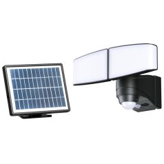   Napelemes LED lámpa mozgásérzékelővel két fejes 10W 700lm 4000K 46819