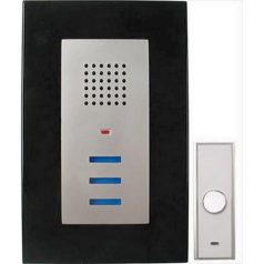   Csengő, vezeték nélküli, 100m, 8 dallam, "Ipod design" 0046830