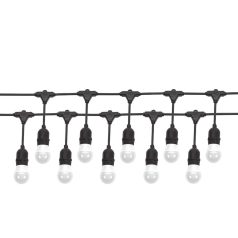 Fényfüzér - foglalatsor 10 x E27, 10m IP44 WOJ14342