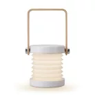 LED design lámpa LANTERN, újratölthető USB RGB 7223H