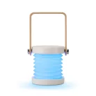 LED design lámpa LANTERN, újratölthető USB RGB 7223H