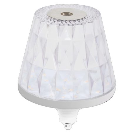 LED palacklámpa akkumulátorral Lamprusco 3000K kristály 2021001735