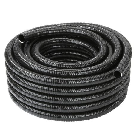 PVC gégecső lépésálló 750N Ø25 25 méter fekete 7492H
