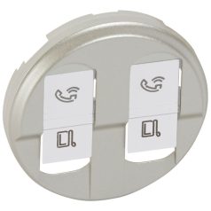 Céliane 2xRJ45 burkolatolat, titán 068552