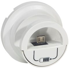   Céliane micro USB dokkolós töltőaljzat burkolatolat, fehér 068210