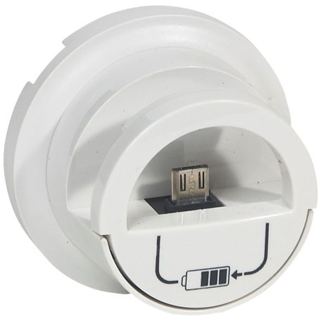 Céliane micro USB dokkolós töltőaljzat burkolatolat, fehér 068210