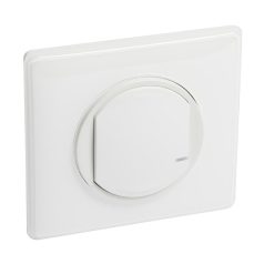   Céliane with Netatmo okos vezeték nélküli kapcsoló/dimmer (elemes távvezérlő), falon kívüli, 1-es kerettel, fehér 067723