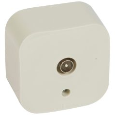   Forix IP20 falon kívüli TV antenna-csatlakozóaljzat, végzáró bézs 782445