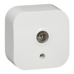   Forix IP20 falon kívüli TV antenna-csatlakozóaljzat, végzáró fehér 782415
