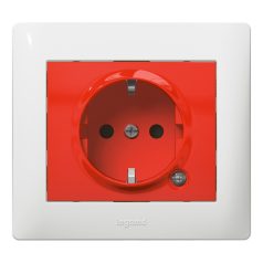   Galea Life 2P+F aljzat biztonsági zsaluval, irányfénnyel, piros  771046