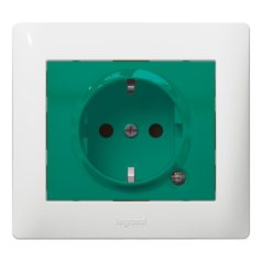   Galea Life 2P+F aljzat biztonsági zsaluval, irányfénnyel, zöld 771044