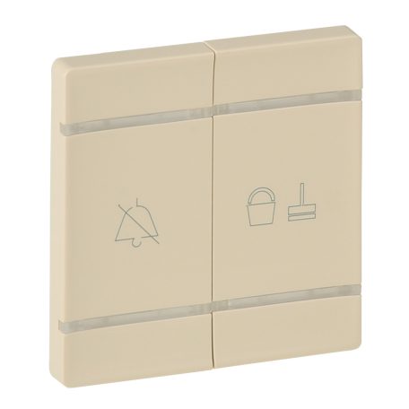 MyHome (Valena Life) “Ne zavarjanak” és “Takarítást kérek” burkolatolatok kat. szám 0 675 93 vezérlő mechanizmushoz, elefántcsont 754931