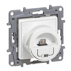   Niloé micro USB dokkoló, USB töltőaljzattal, fehér 764596