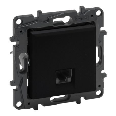 Niloé Step RJ45 Cat.5E UTP aljzat, fekete 863559
