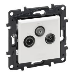   Niloé Step TV-R-SAT csillagpontos aljzat (1,5 dB), fehér 863180