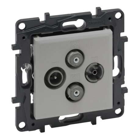 Niloé Step TV-R-SAT-SAT csillagpontos aljzat (1,5 dB), alumínium 863382