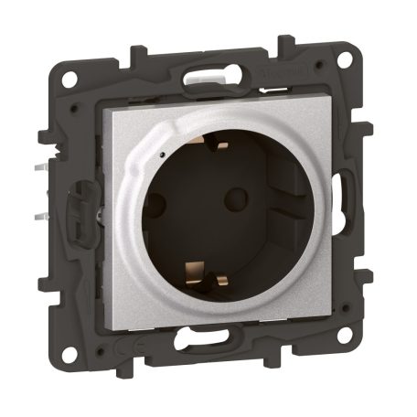 Niloé STEP with Netatmo okos 2P+F csatlakozóaljzat (végrehajtó), 16A, keret nélkül, alumínium 863720
