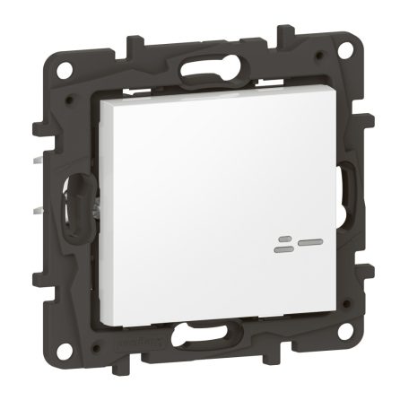Niloé STEP with Netatmo okos kapcsoló/dimmer (végrehajtó), nulla vezető nélkül (retrofit), keret nélkül, fehér 863653