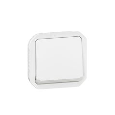 Plexo 55 kétpólusú kapcsoló 10A, fehér 069627L