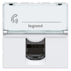   Program Mosaic LCS2 RJ45 aljzat Cat 5e FTP, 2 modul, fehér 076555
