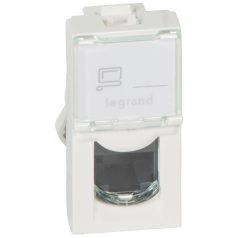   Program Mosaic LCS2 RJ45 aljzat Cat 5e UTP, 1 modul, fehér 076551