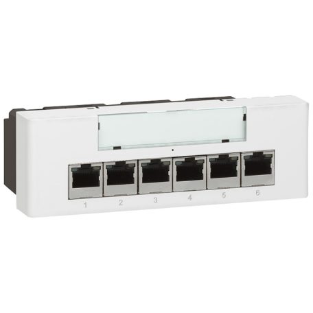 Program Mosaic LCS2 switch - süllyesztett szereléshez, nem vezérelhető, 6 modul széles, megtáplálás: 230 V~ 077900