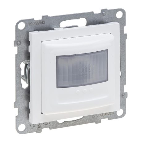 Suno mozgásérzékelős (PIR) kapcsoló, 2-150 W (LED max. 100 W) beépített Nyomógombval, 2 vezetékes, fehér 721176A