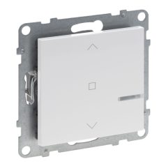   SUNO with Netatmo okos redőny/zsaluzia kapcsoló (végrehajtó), nulla (N) vezető bekötéssel, keret nélkül, fehér 722178