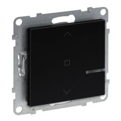   SUNO with Netatmo okos redőny/zsaluzia kapcsoló (végrehajtó), nulla (N) vezető bekötéssel, keret nélkül, fekete 722478