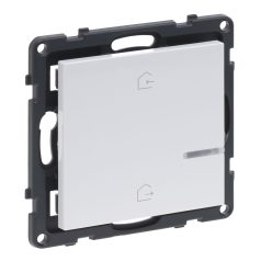   SUNO with Netatmo okos vezeték nélküli távozás/érkezés szcenárió kapcsoló (elemes távvezérlő), falon kívüli, keret nélkül, fehér 722176