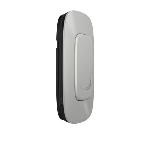 Valena Allure with Netatmo okos vezeték nélküli kapcsoló/dimmer (elemes távvezérlő), falon kívüli, 1-es kerettel, alumínium 752785