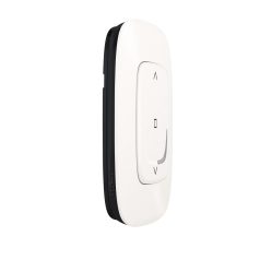   Valena Allure with Netatmo okos vezeték nélküli redőny/zsaluzia kapcsoló (elemes távvezérlő), falon kívüli, 1-es kerettel, gyöngyház 752991