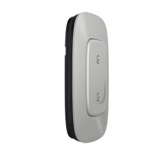   Valena Allure with Netatmo okos vezeték nélküli távozás/érkezés szcenárió kapcsoló (elemes távvezérlő), falon kívüli, 1-es kerettel, alumínium 752786