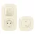 Valena Allure with Netatmo okosotthon kezdőkészlet: gateway (beépített) + 2P+F csatlakozóaljzat (végrehajtó) + távozás/érkezés kapcsoló (elemes távvezérlő), komplett szerelvények, elefántcsont 752696