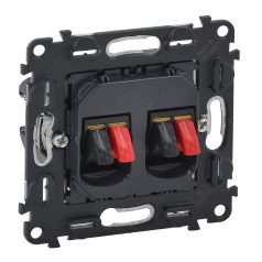   Valena InMatic kettős hangszóró-csatlakozóaljzat mechanizmus, 4 kivezetéssel 753078