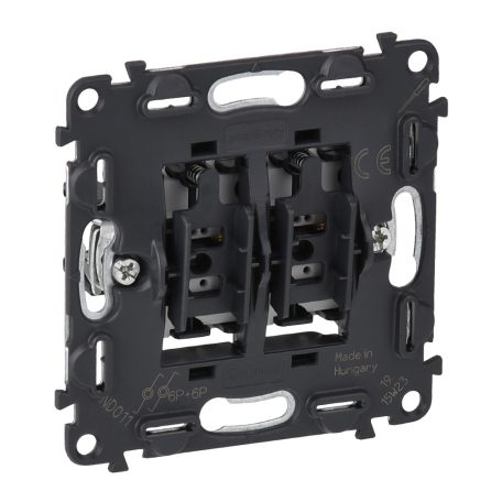 Valena InMatic kettős váltóérintkezős Nyomógomb mechanizmus 752018