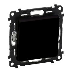   Valena Life váltókapcsoló mechanizmus burkolatolattal, 10 AX, fekete 756316
