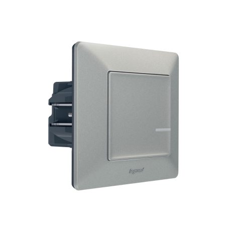 Valena Life with Netatmo okos kapcsoló/dimmer (végrehajtó), nulla vezető nélkül (retrofit), keret nélkül, alumínium 752384A