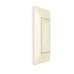   Valena Life with Netatmo okos vezeték nélküli kapcsoló/dimmer (elemes távvezérlő), falon kívüli, 1-es kerettel, elefántcsont 752285