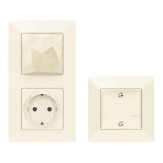   Valena Life with Netatmo okosotthon kezdőkészlet: gateway (beépített) + 2P+F csatlakozóaljzat (végrehajtó) + távozás/érkezés kapcsoló (elemes távvezérlő), komplett szerelvények, elefántcsont 752296