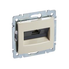   Valena RJ45 informatikai csatlakozóaljzat Cat.6A STP, elefántcsont 774172