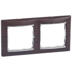 Valena Wenge dekor / Ezüst, 2-es vízszintes keret 770372