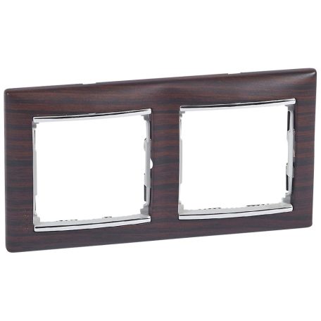Valena Wenge dekor / Ezüst, 2-es vízszintes keret 770372